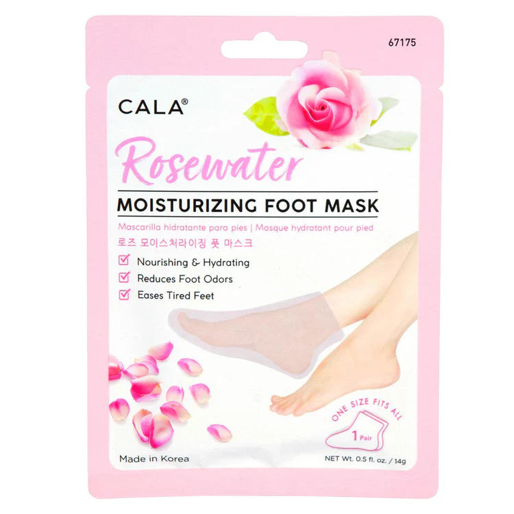 Moisturising Korean Foot Mask Socks: ROSE (3 PAIRS)
