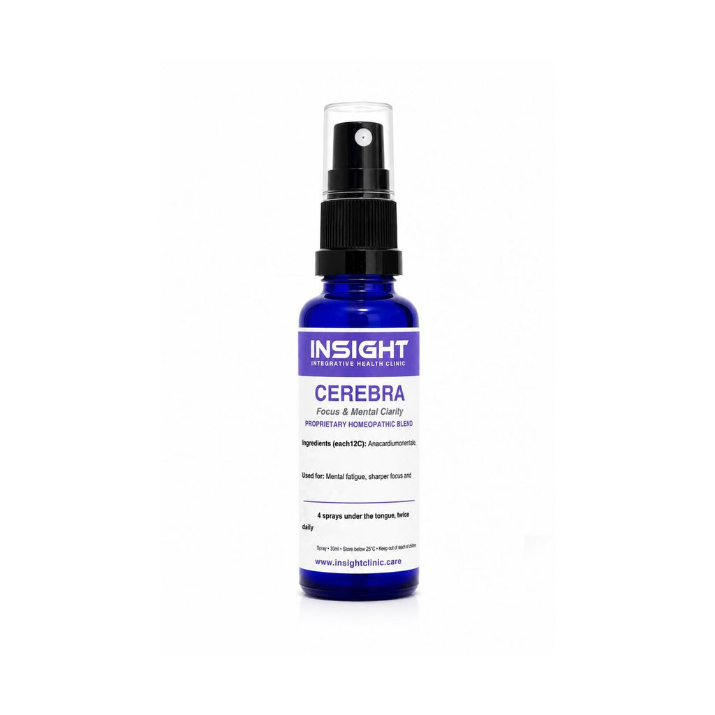 CEREBRA — Focus & Mental Clarity homeopathic oral spray, 30ml bottle