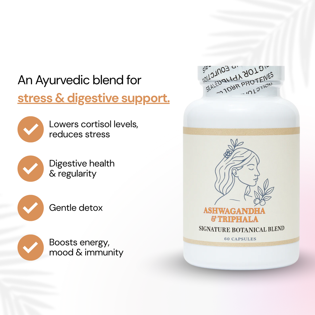 Ashwagandha + Triphala Blend (Bio Nutrition, 60 Capsules)