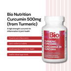 Bio Nutrition,  Curcumin 500mg (50 Vegetarian Capsules)