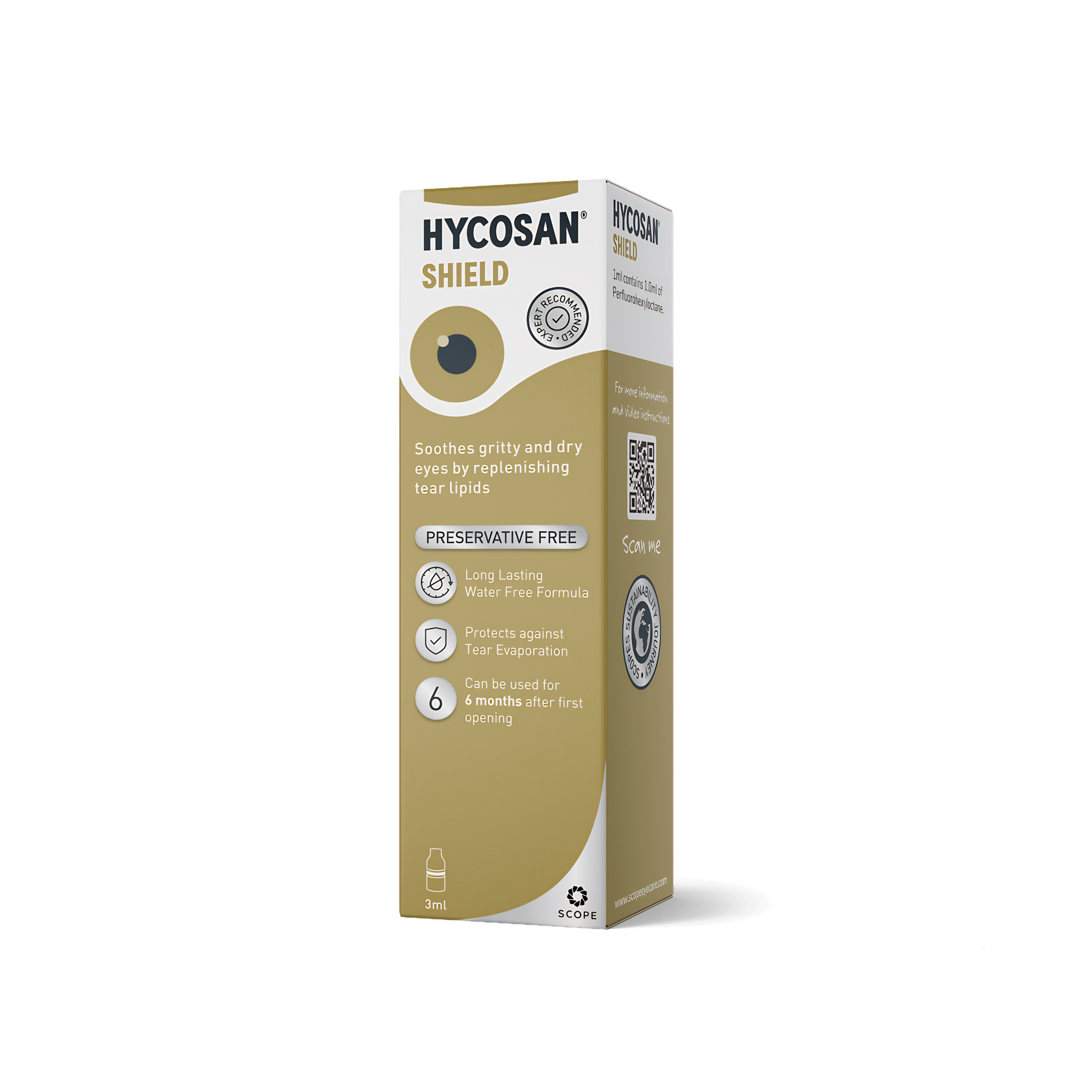 Hycosan Shield Eyedrop, (Lipid Layer Replacement, 3ml)