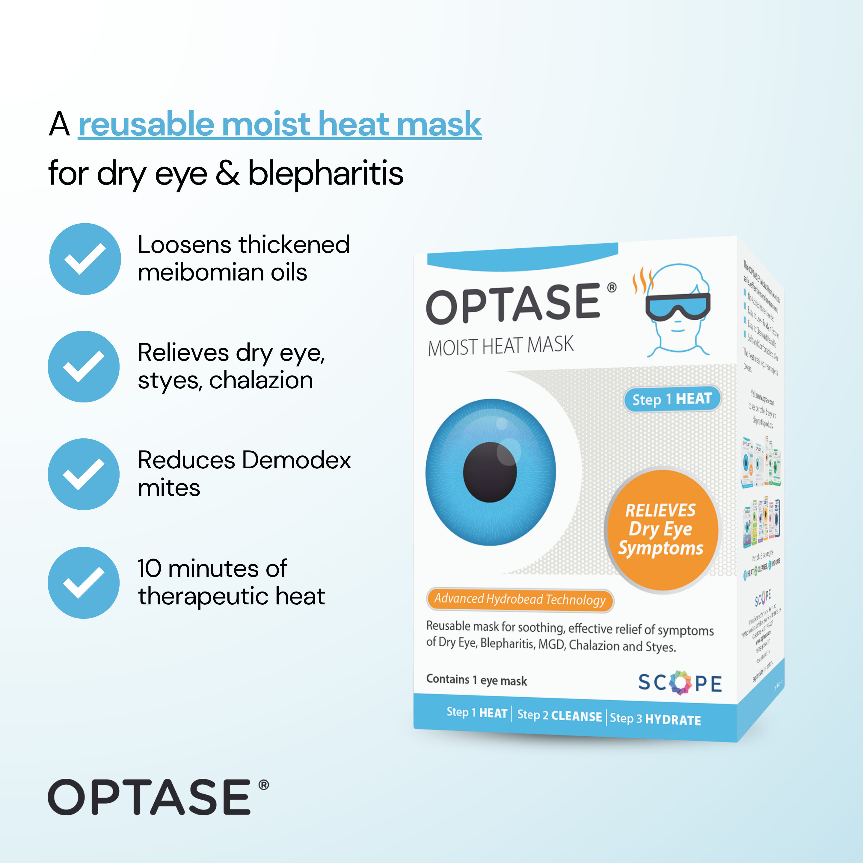 OPTASE Moist Heat Eye Mask