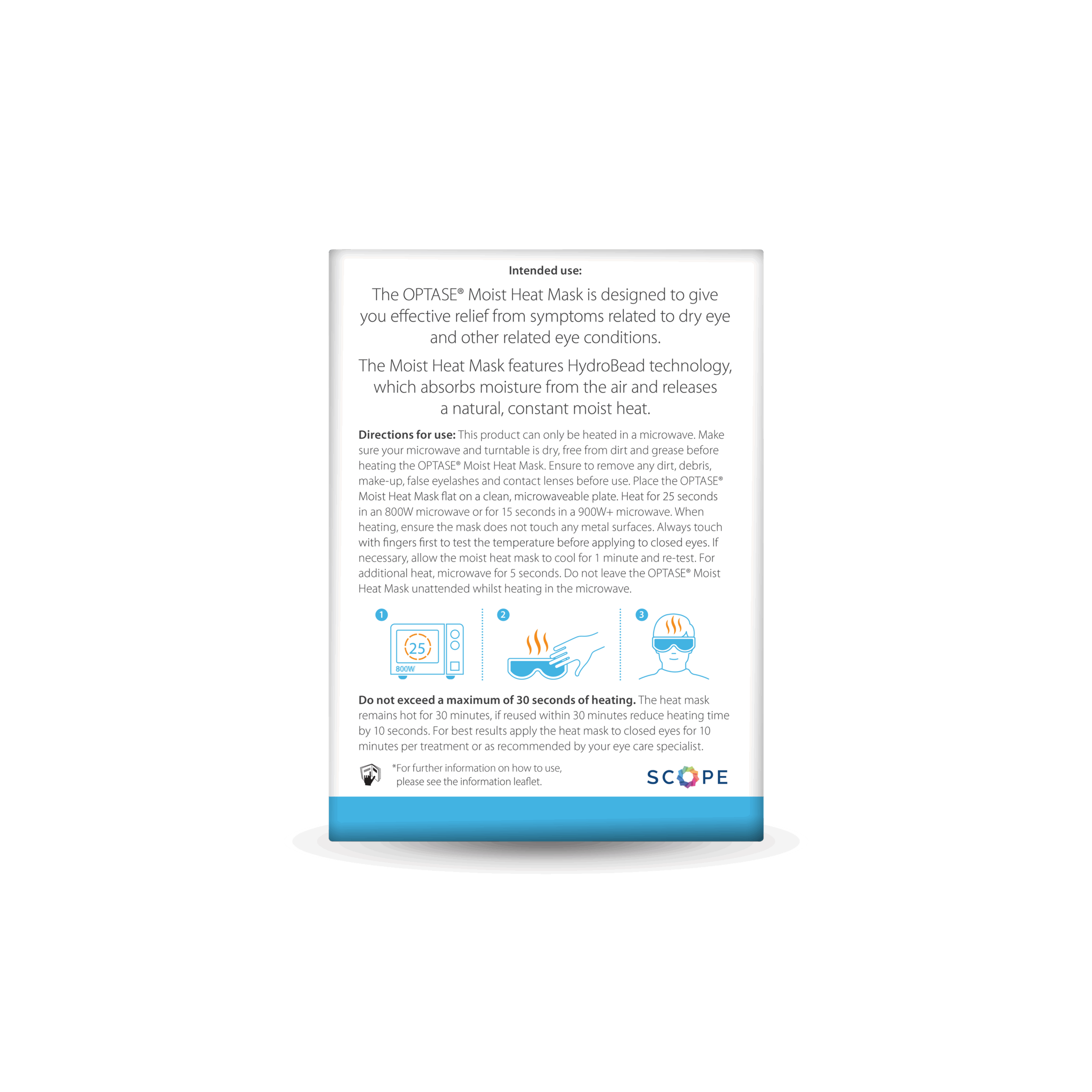 OPTASE TTO EyeLid Cleansing Wipes with Hyaluronic Acid (20 Wipes)