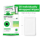 OPTASE TTO EyeLid Cleansing Wipes with Hyaluronic Acid ( 20 Wipes)