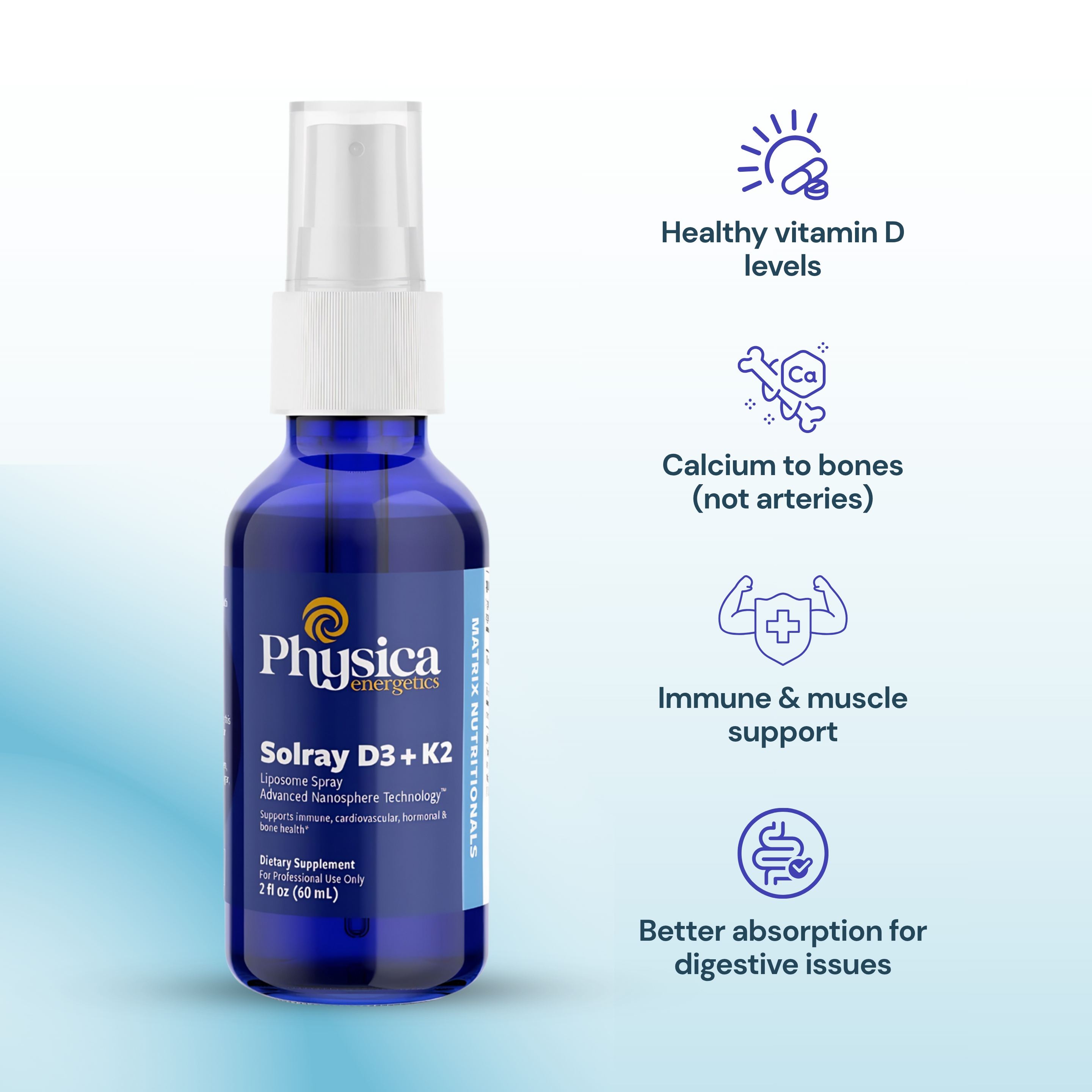 Physica Energetics: Solray-D Liposome Spray