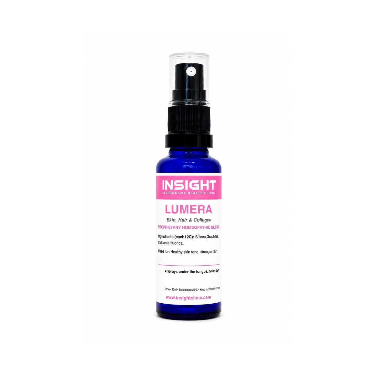 LUMERA — Skin, Hair & Collagen homeopathic oral spray, 30ml bottle