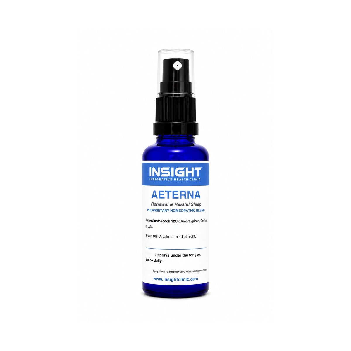 AETERNA — Renewal & Restful Sleep homeopathic oral spray, 30ml bottle